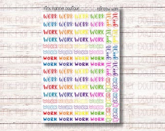 Work Planner Stickers