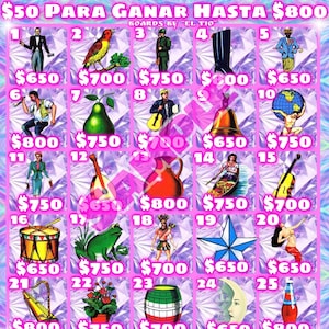 Loteria Board "Diamante"
