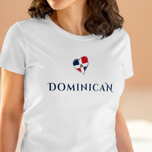 Dominican Heart Tee: Women&#39;s Dominican Republic Pride Shirt
