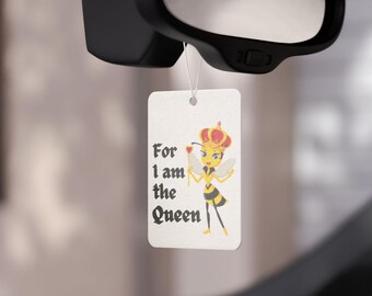 Queen Bee Auto-Lufterfrischer: Automobiles Dekor, sauberer Duft
