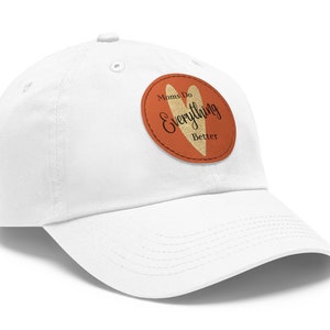 Mammor gör allt bättre basebollkeps - Läderlappshatt