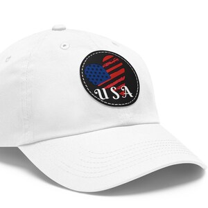 Casquette de baseball américaine vintage : casquette patriotique basse en sergé chino