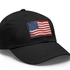 American Flag Baseball Cap: Low Profile Twill USA Pride