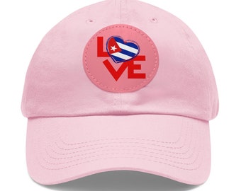 Cuban American Love Women's Outdoor Hat Gift Cuba Baseball Cap Women's Cubana Pride gift Cubano hat Cuba pride gift Latina Woman Gift Cap