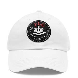 TLC Chess Hat: Bio-Washed Chino Twill, Chess Lover Gift