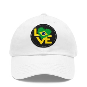 ブラジル愛のベースボールキャップ：女性用ツイルハット、ブラジルへのプライドギフト