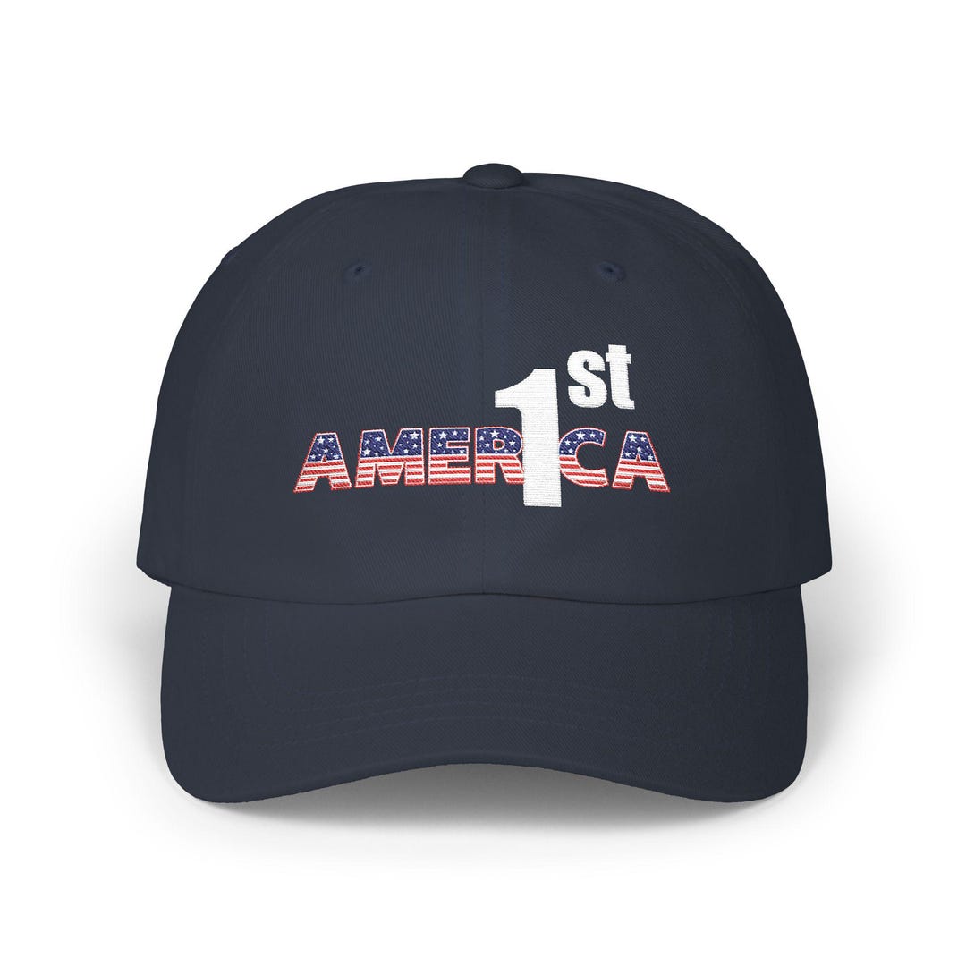 Embroidered America First Baseball Cap Gift Patriotic Outdoor Hat USA ...