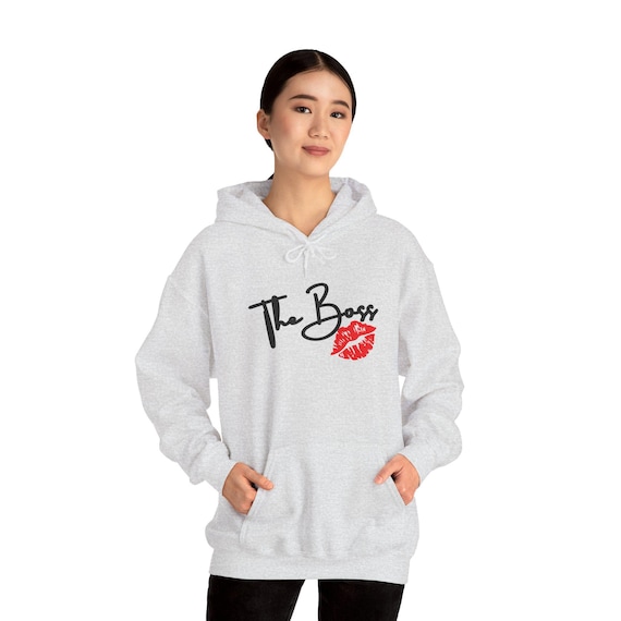 Buy The Boss Original Women's Hooded Sweatshirt Gift Hoodie Wife
