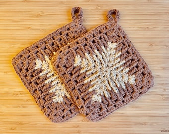 Handmade Potholders - Thick Crochet Trivet for Stylish Kitchen Decor