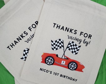 Disney car mater and lightening kids Party Favor bolsas, bolsas de muselina - bolsas de regalos, gracias, cumpleaños de niños (Juego de 20)