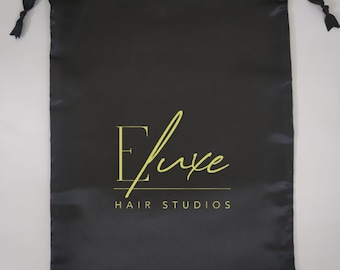 Custom Satin Bundle Bag,Custom printed bulk satin hair storage bag,Satin Drawstring Dust Cover,hair extension packaging bag,custom logo