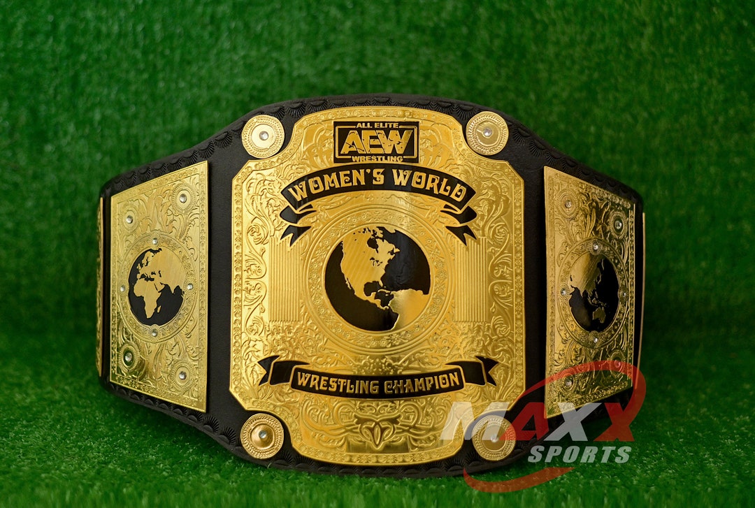 AEW Womens World Wrestling Championship Replica Belt Etsy