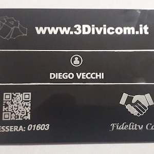 Visitekaartjes in aluminium van 0,45 mm dik