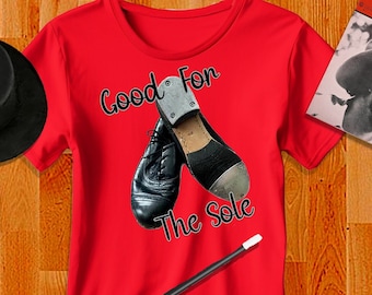 Tap Dance T-Shirt, Funny Dancer Gift, Unisex Cotton Tee