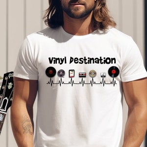 Vinyl Record TShirt, Vinyl Records Music T-Shirt, Vinyl Collector, Record Lover Gift, Music Lover T-Shirt, Shirt, Music Lover Gift