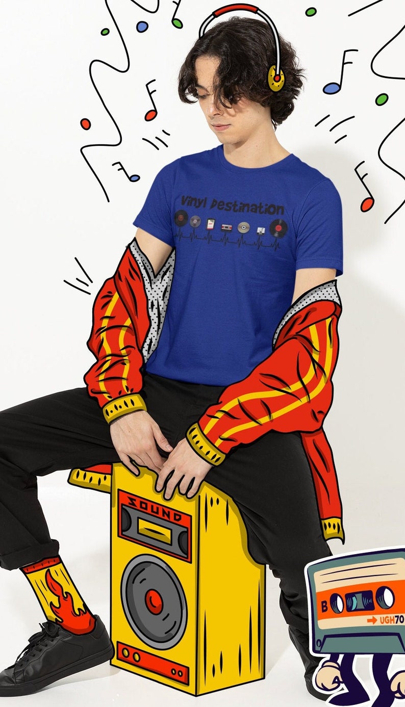 Vinyl Record Tshirt, Vinyl Records Music Tshirt, Vinyl Collector