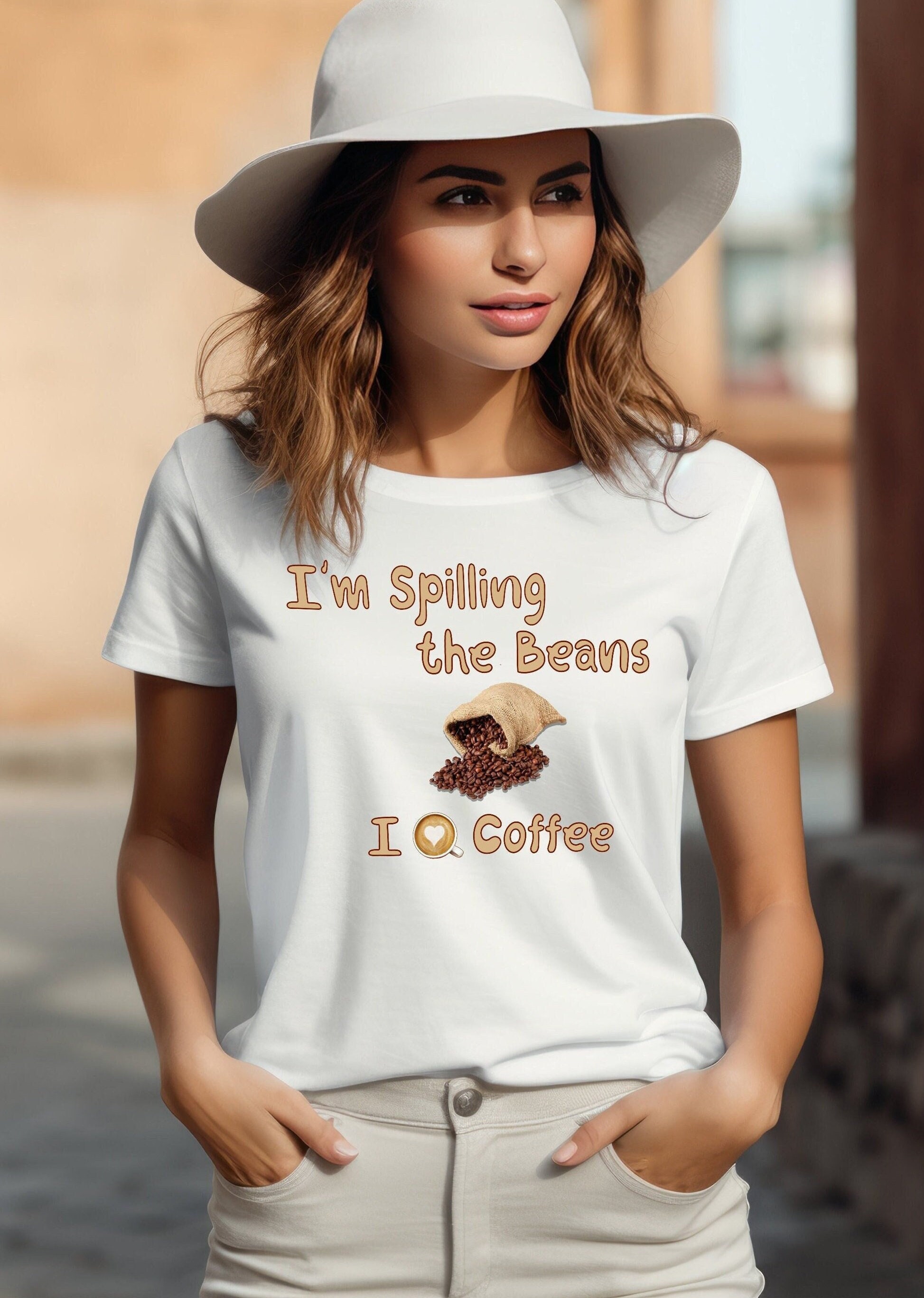 Coffee Spill Tee - Etsy