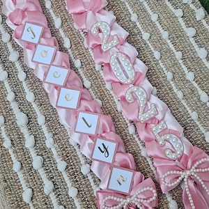 Pearl Graduation Lei ,The Perfect Gift For your Grad,promotion,Graduation Lei Ribbon Graduation Lei