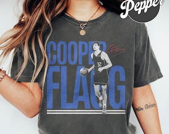 Cooper Flagge auf dem Schlachtfeld Dallas Basketball Vintage Comfort Farben Shirt