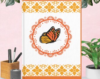 Monarch Butterfly Hardcover Notebook: Art Sketch Journal