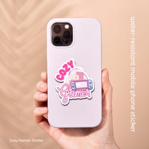 Adesivo Cozy Gamer / Adesivo senza bolle / Amante dei videogiochi / Cozy Gamers