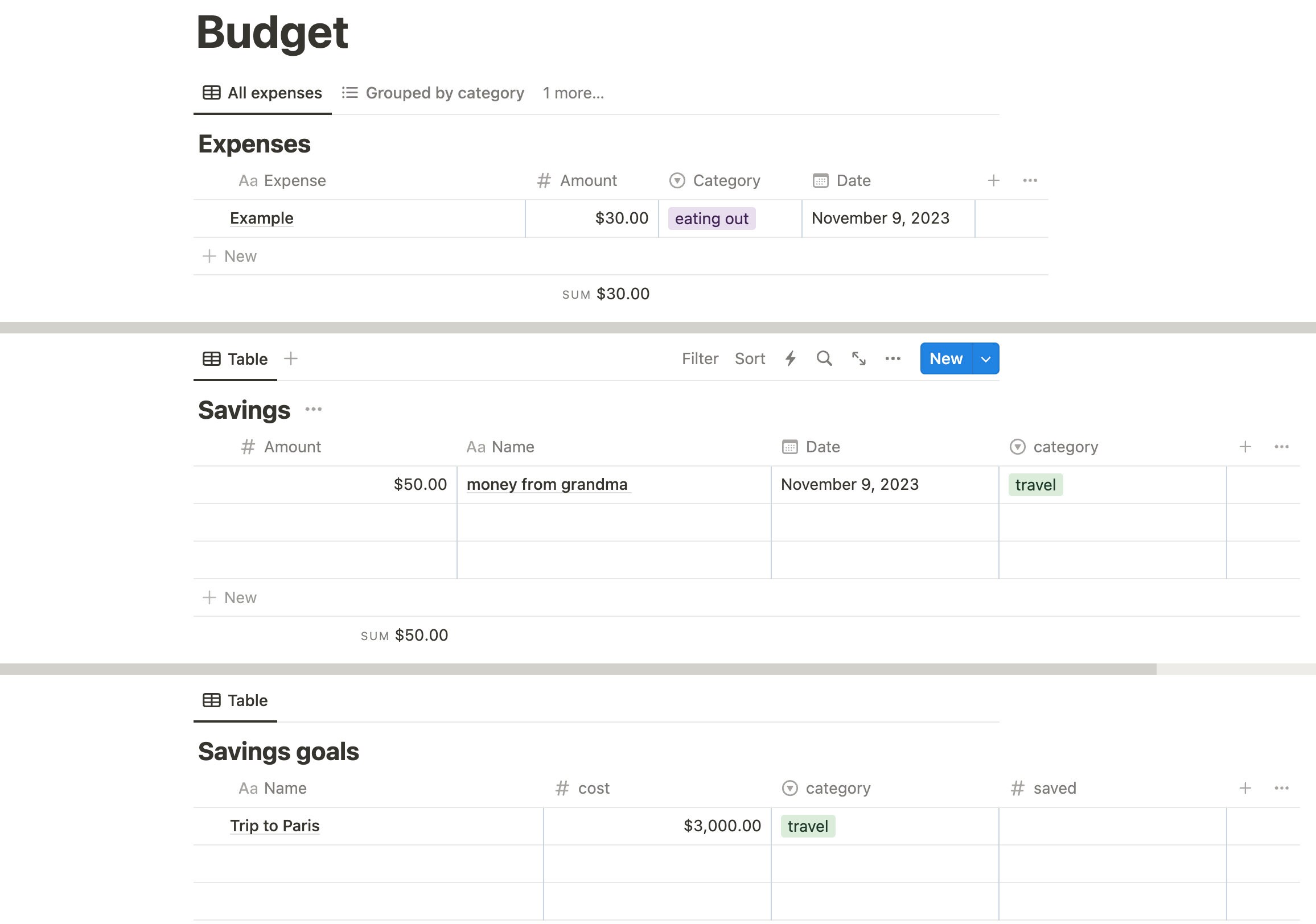 Notion budget planner etsy