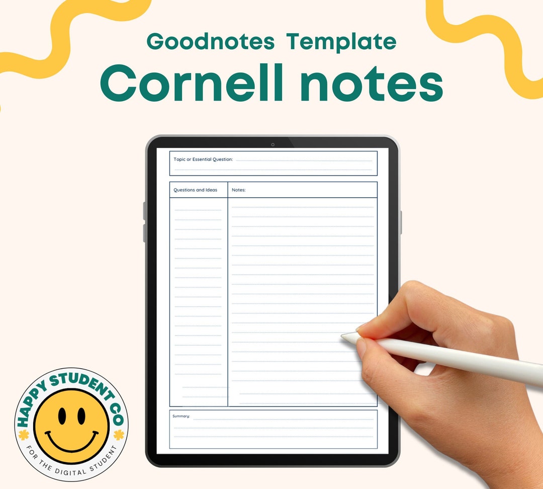 Cornell Notes ~digital Notes ~ Pdf - Etsy
