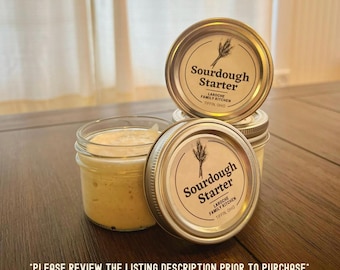 LIVE ACTIVE Sourdough Starter Fresh Liquid Sourdough Bread Starter with Helpful Beginner Instructions Fresh and Ready to Bake! Fast Shipping