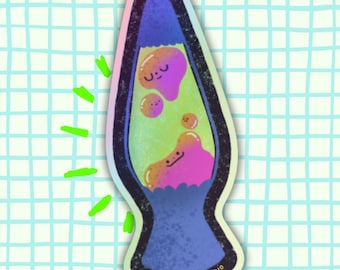 LAVA LAMP HOLO Sticker - Holographic Stickers