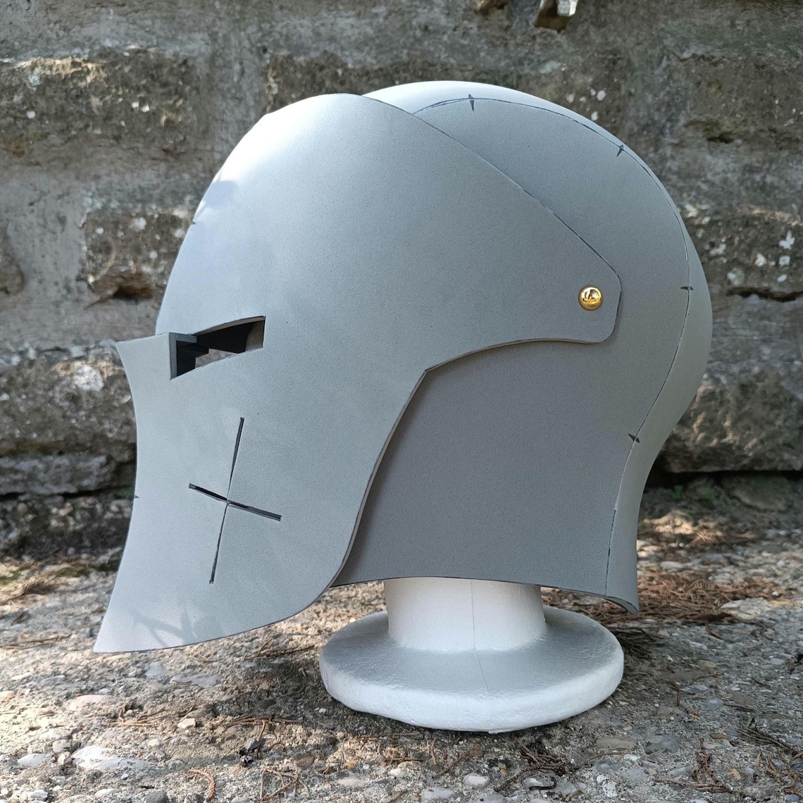 Medieval Knight Helmet Foam Template - Etsy