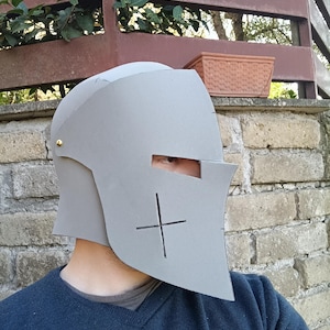 Medieval Knight Helmet Foam Template - Etsy
