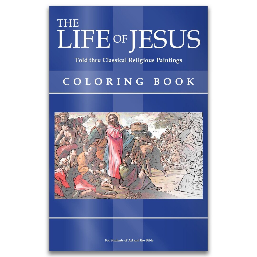 Jesus Christian Coloring Colouring Book Christ God Art - Etsy UK