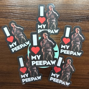 Captain John Price PeePaw Sticker