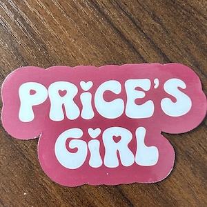 Price’s Girl/Boy Sticker