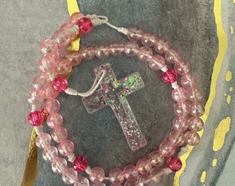 Love Rosary (pink tones)