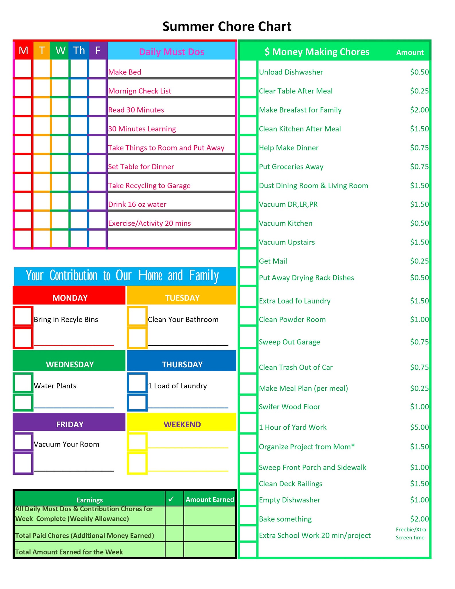 printable-chore-chart-for-tweens-etsy-uk