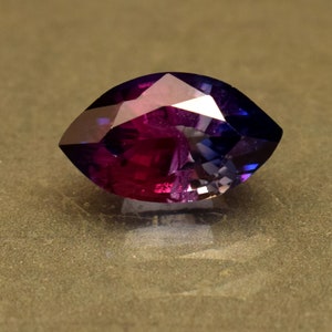 Natural Bio Color Sapphire Purple And Blue Sapphire Certified Fancy Cut 7.30 Ct Loose Gemstone