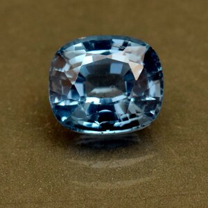 Top Blue Topaz Gemstone Certified 8.95 Ct Cushion Cut Loose Gemstone From Brazil