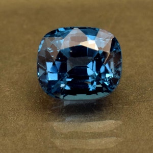 Top Blue Topaz Gemstone Certified 8.85 Ct Cushion Cut Loose Gemstone From Brazil