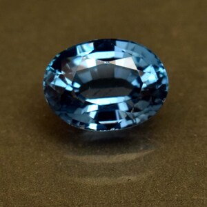 Top Blue Topaz Gemstone Certified 6.65 Ct Oval Cut Loose Gemstone From Brazil