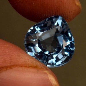 Top Blue Topaz Gemstone Certified 4.50 Ct Heart Cut Loose Gemstone From Brazil