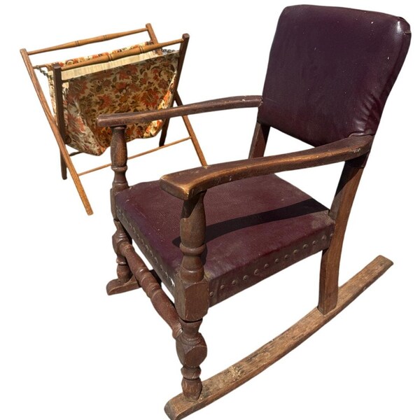 Antique Childs Rocking Chair - Etsy