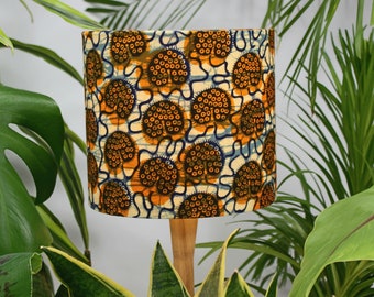 Yellow & Cream Shells African Lampshade for Table Lamp, Floor Lamp or Ceiling Pendant