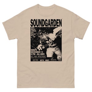 Soundgarden Flyer Shirt | Alternative | 90s Shirt | Y2K | Nirvana | Temple of the Dog | Pearl Jam | Chris Cornell | Audioslave |