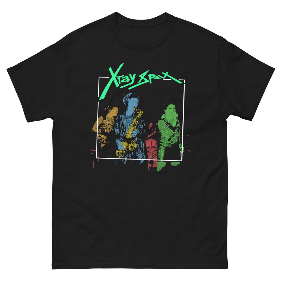 Xray Spex T Shirt Polystyrene Shirt UK Punk Sex Pistols Siouxsie Punk