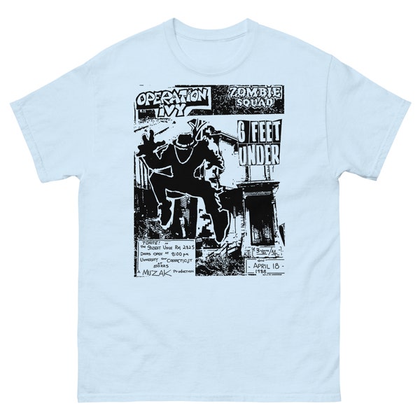 Operation Ivy Flyer Shirt  | Punk Shirt | Rancid Op Ivy | 88 Fingers Louie | Black Flag | Bad Religion | The Germs | Punk clothing |