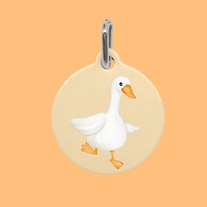 Goose Dog Id Tag-Goose Collar Charm for Pets