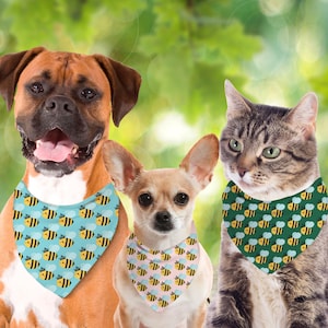 Bumblebee Pet Bandana: Bee Dog or Cat Costume