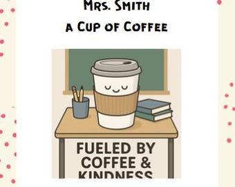 Teacher Appreciation Editable Book