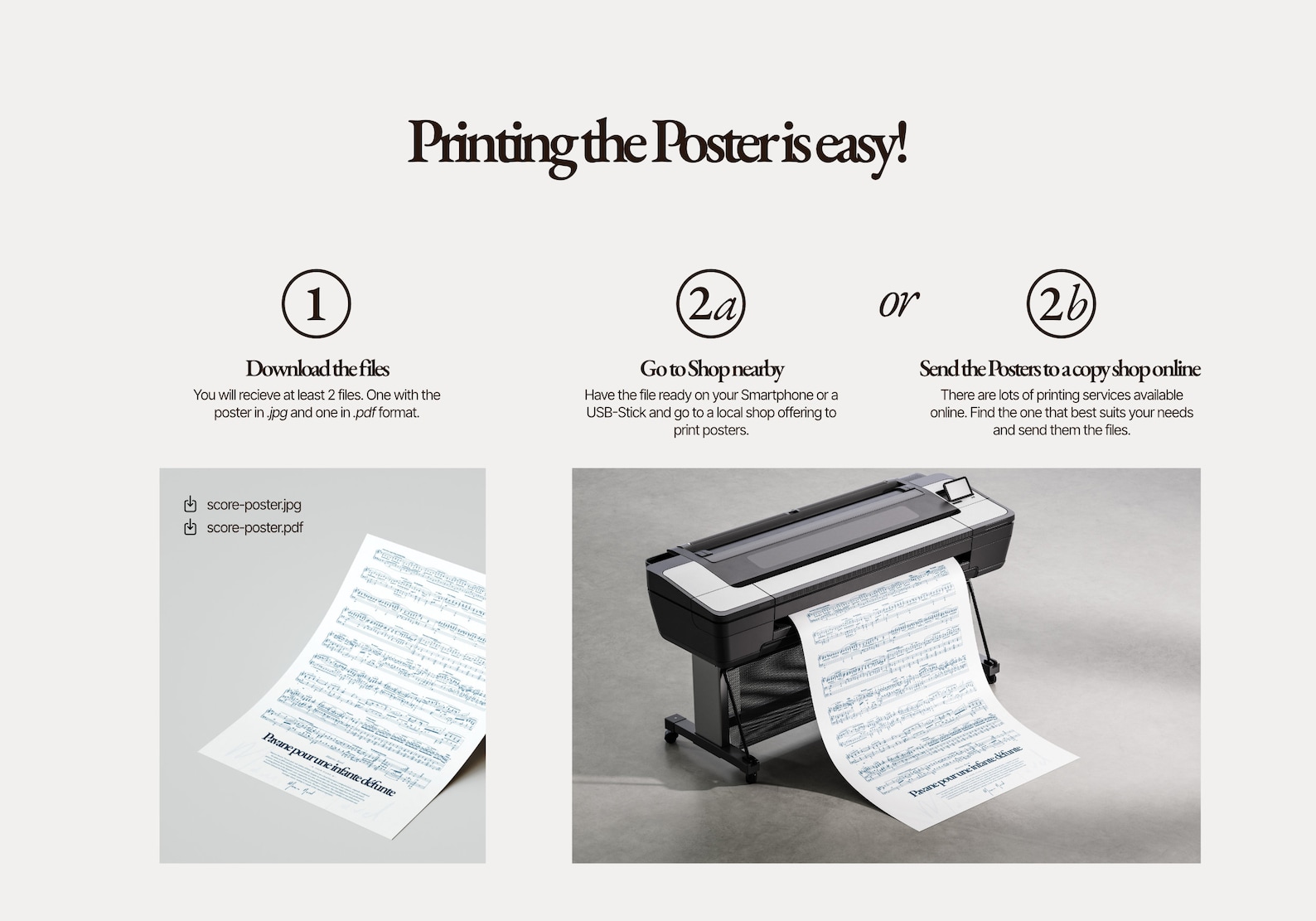 Debussy - Claire De Lune Poster FULL SCORE Claude Debussy - Digital ...